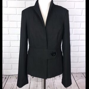 DONNA DEGNAN Black Career Blazer Jacket 6